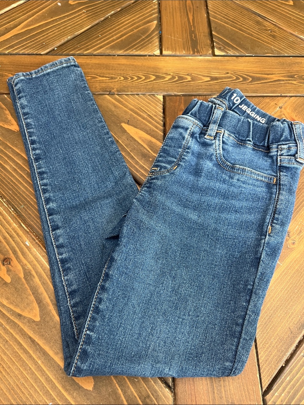 GAP Blue Kids Jeggings - Elastic Waist Skinny